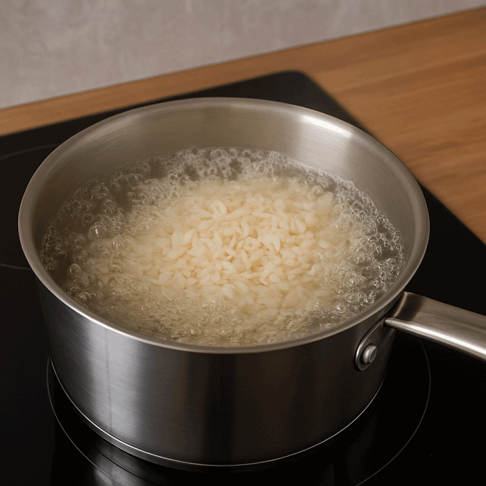 gotowanie ryzu luzem